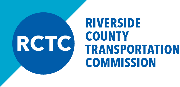 Riverside County Transportation Commission (RCTC) Logo